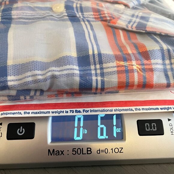 Original Weatherproof Vintage Men's Plaid Short Sleeve Button Down Shirt Size S - Picture 9 of 9